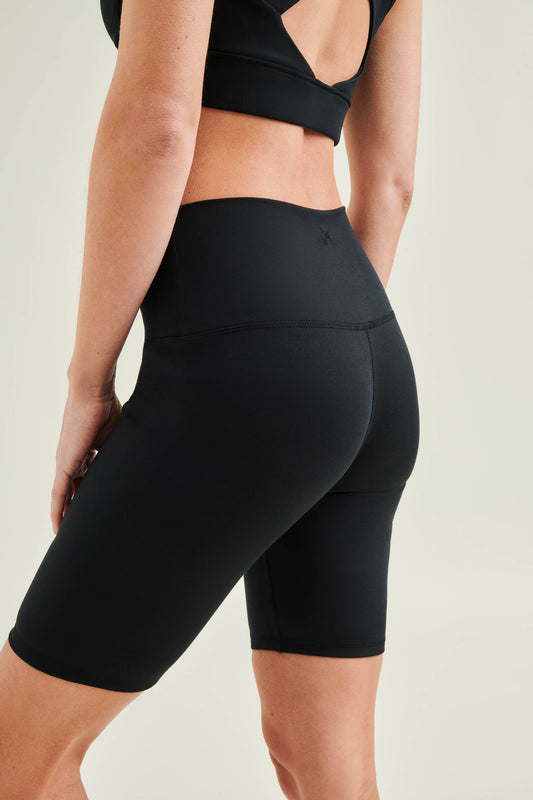 Yoga Shorts - Kaviar Schwarz